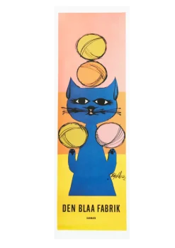 Den Blå Fabrikken 30x90 cm