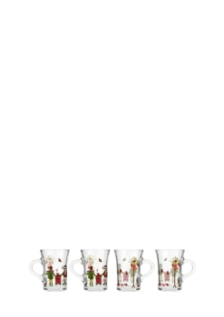 Jule hotdrink-glass 4 stk.