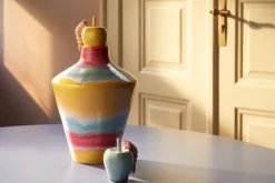 med eple Vase H39 cm