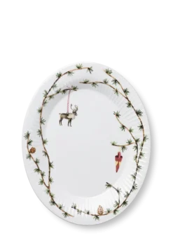 Oval bord skål 34x27 cm